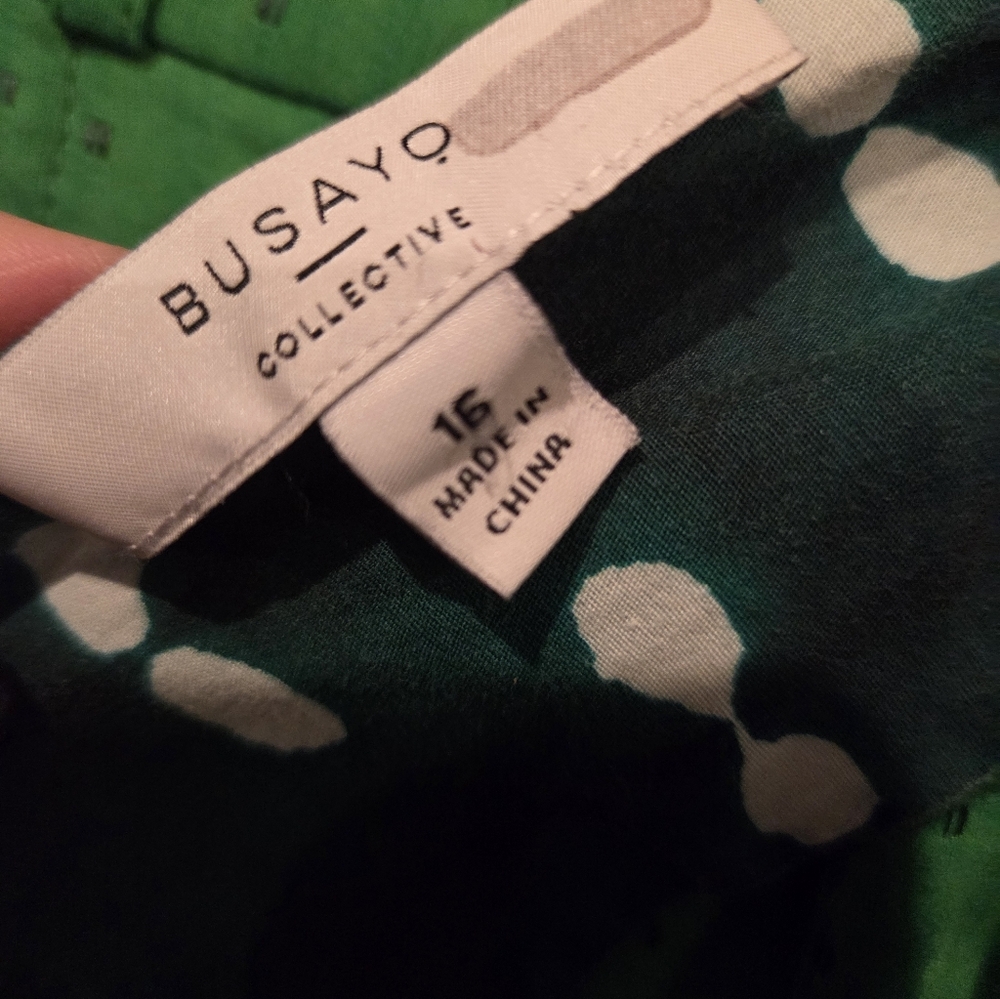 Sleeveless Green Printed Jumpsuit - Picture 6 of 6